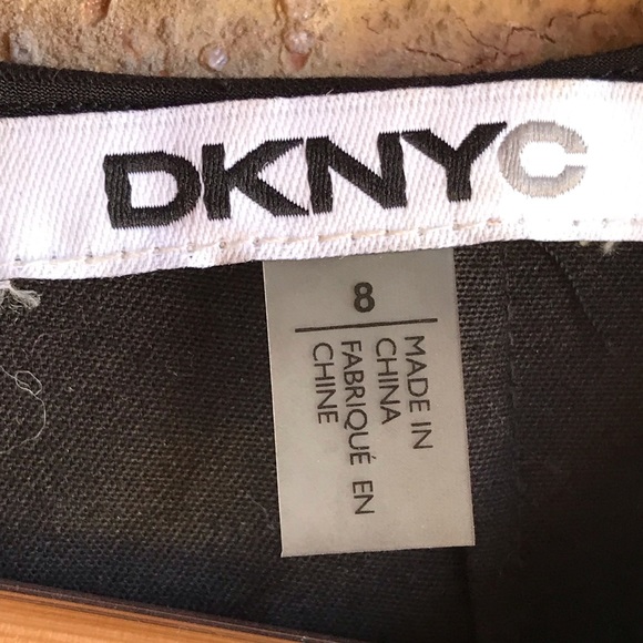 DKNYC Black and Silver Sheath Size 8 - Picture 2 of 6